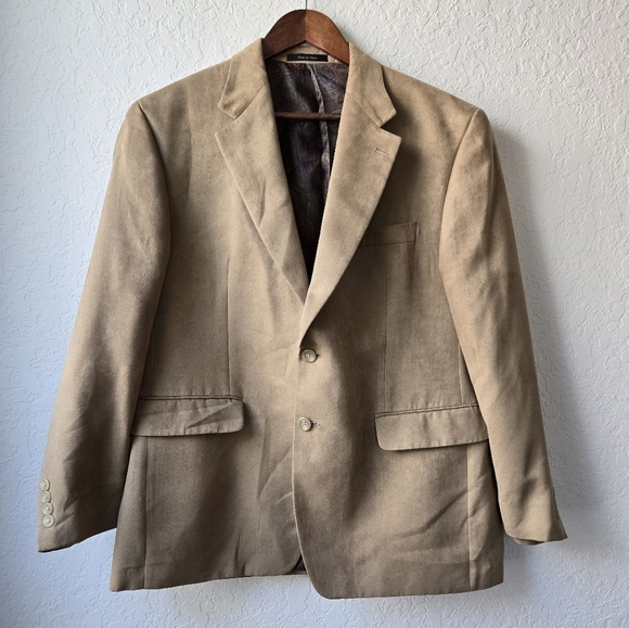 Ralph Lauren Men’s Suede Jacket blazer Size Large - Picture 3 of 11